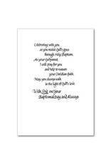 The Printery House Blessings on Your Baptism Godchild Baptism Greeting Card