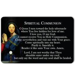 Catholic ID Spiritual Communion Card