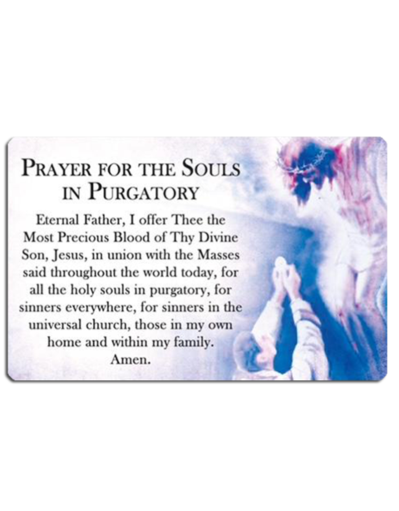 Catholic ID Prayer for the Souls in Purgatory