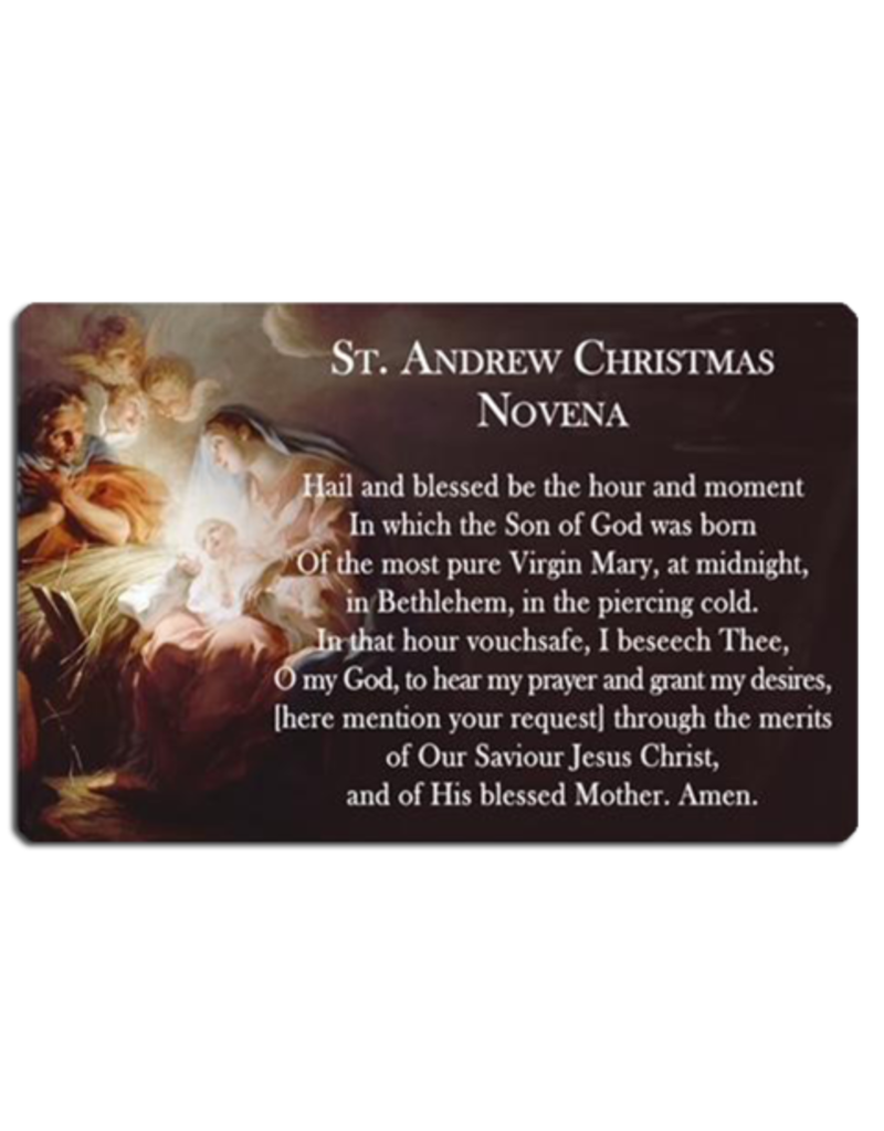 St. Andrew Christmas Novena Queen of Angels Catholic Store