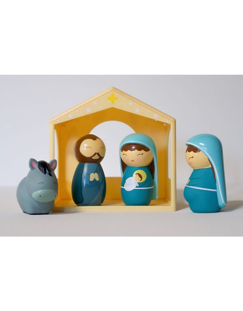 Shining Light Dolls The Holy Family Nativity Playset