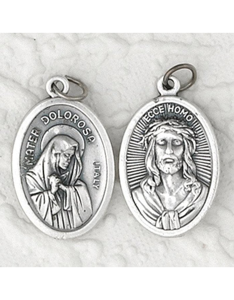 Lumen Mundi Mater Dolorosa (Lady of Sorrows) / Ecce Homo Double Sided Medal