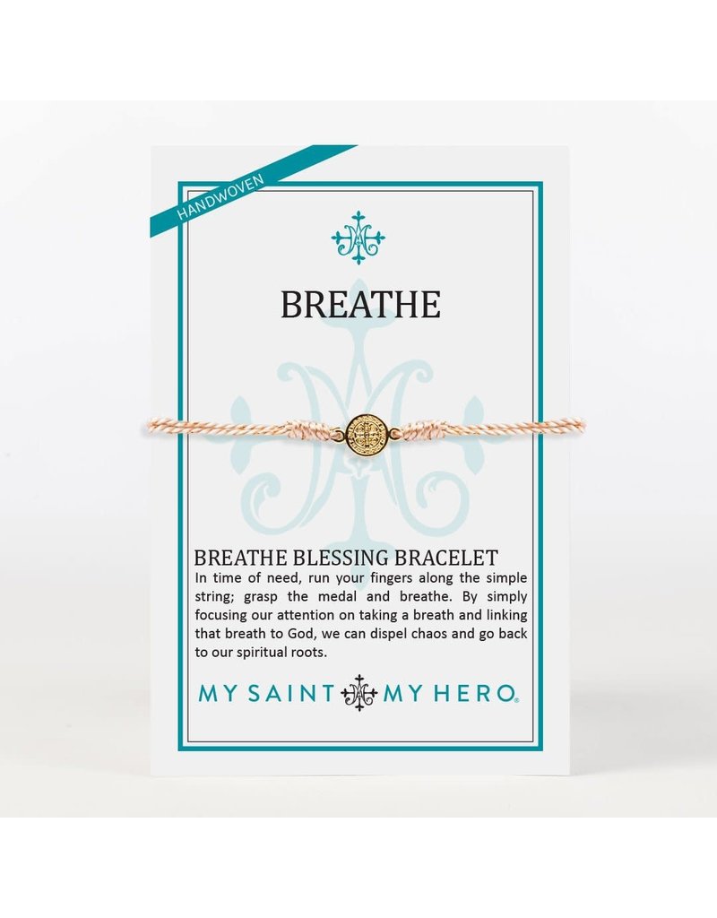 My Saint My Hero Breathe Blessing Bracelet - Metallic Copper