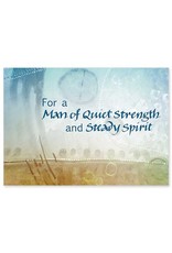 The Printery House For a Man of Quiet Strength and Steady Spirit Birthday Card for Man