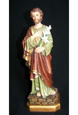 Fiat Religious Statues 11" St. Joseph with Lily Statue