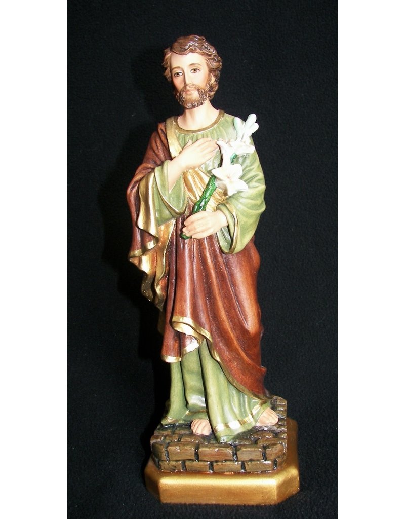 Fiat Religious Statues 11" St. Joseph with Lily Statue