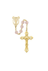 McVan 7mm GP Pink Crystal Rosary