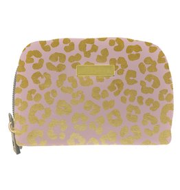 Mary Square Hide & Seek Wallet- Blush Leopard