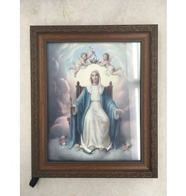 WJ Hirten 10" x 12" Queen of Heaven Ornate Wood Frame