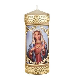 Will & Baumer Immaculate Heart of Mary Devotional Candle