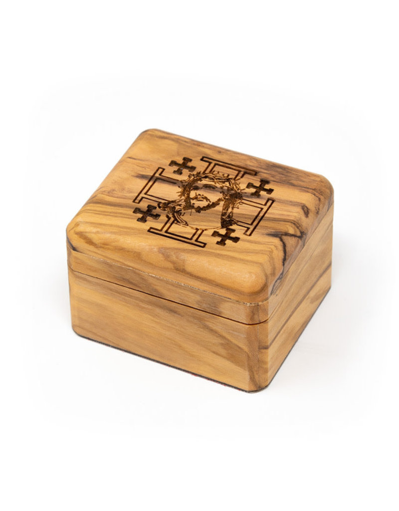 Cedar House Olive Wood Box Passion of Christ