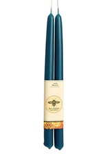 Big Dipper Wax Works 100% Pure Beeswax Tapers- Teal (2 Pack)