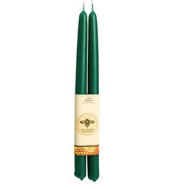 Big Dipper Wax Works 100% Pure Beeswax Tapers- Forest (2 Pack)