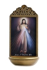 Christian Brands Divine Mercy 6" Holy Water Font