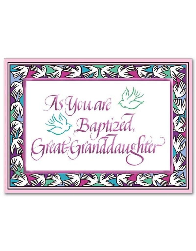 Altar + Home As You Are Baptized, Great-Granddaughter