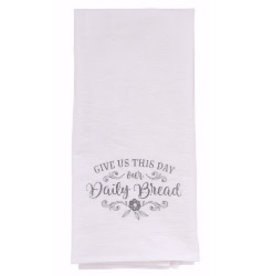 Christian Art and Gifts Tea Towel - Give Us This Day