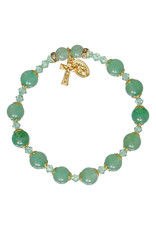 Sine Cera 8mm Genuine Green Jade Rosary Bracelet