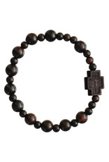 Sine Cera 8mm Jujube Wood Rosary Bracelet