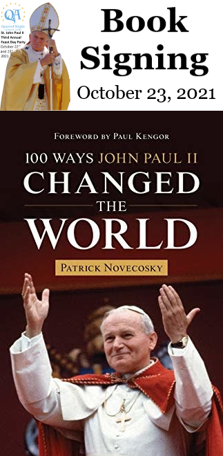 St. John Paul II Third Annual Feast Day Party - Patrick Novecosky Book Signing