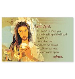The Printery House Dear Lord, as I Come to Know You First Communion Prayer Card