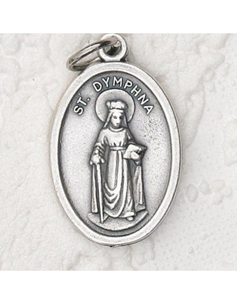 Lumen Mundi St Dymphna Oxidized Medal
