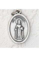 Lumen Mundi St Dymphna Oxidized Medal