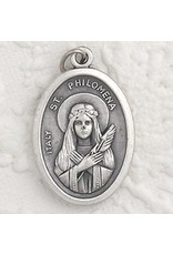 Lumen Mundi St. Philomena Oxidized Medal