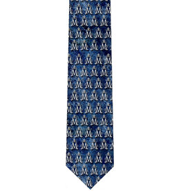 Catholic to the Max Blue Marian Symbol Pattern Tie