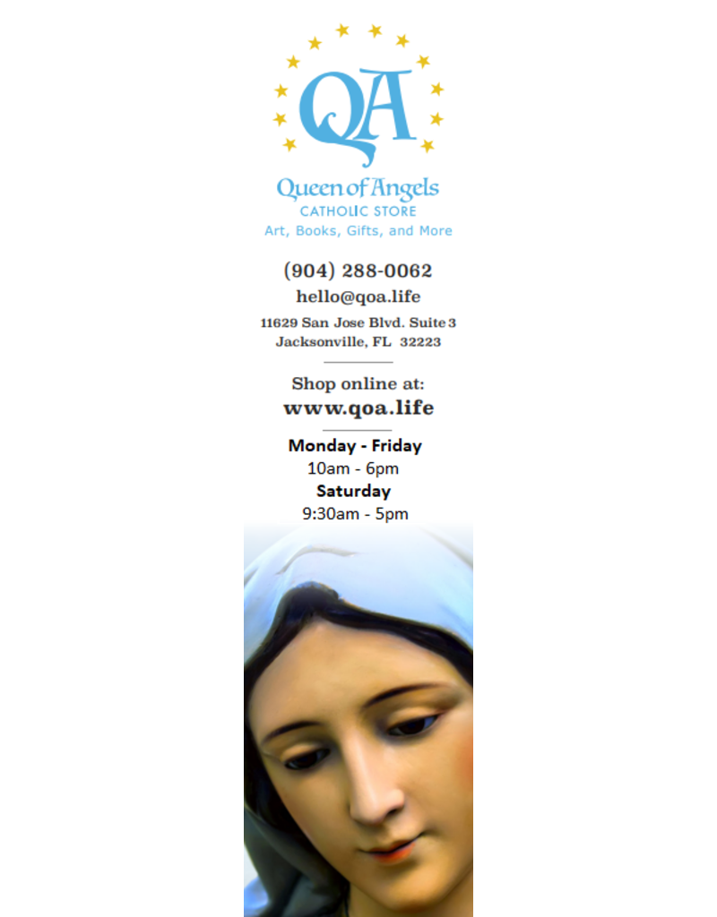 QOA Catholic Queen of Angels Catholic Store Bookmark