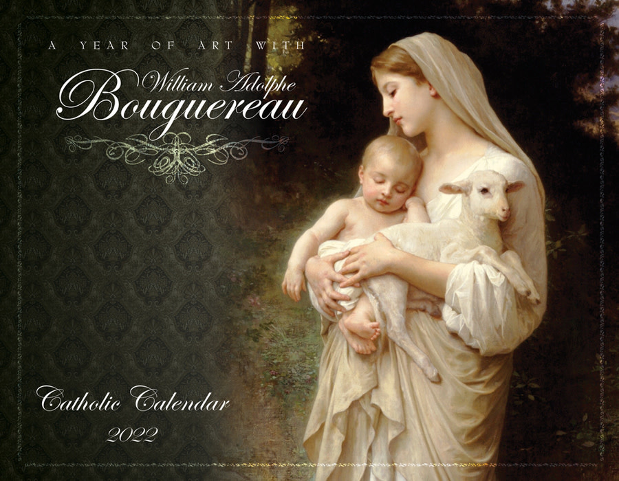 Catholic Liturgical Calendar 2022: William Bouguereau - Queen Of Angels Catholic Store