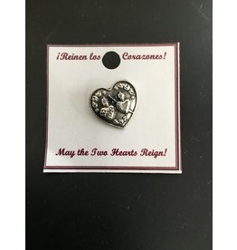 Servants of the Pierced Hearts of Jesus and Mary Two Hearts Lapel Pin