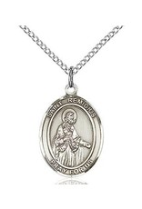 Bliss Manufacturing Sterling Silver St. Remigius of Reims Medal-Pendant With 20" Chain Necklace