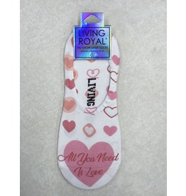 Living Royal All You Need Is Love Liner Socks