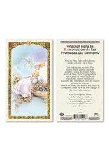 WJ Hirten Laminated Holy Card Oracion para la Renovacion de las Promesas del Bautismo