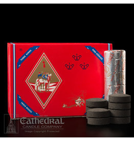 Cathedral Candle Co. Box of 100 Charcoal - "Quick Lighting for Incense"