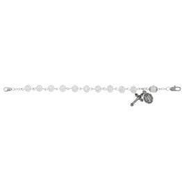 McVan 7.5" Genuine Crystal Rosary Bracelet