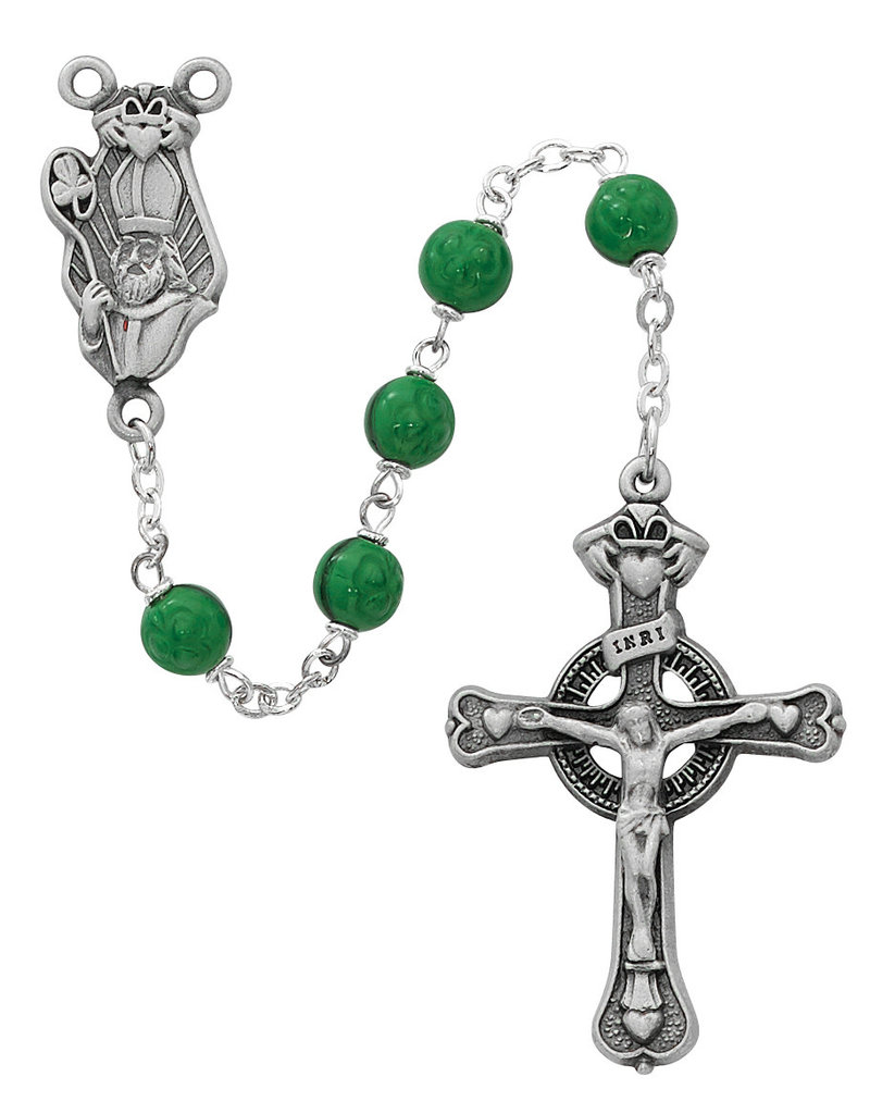 McVan 7mm Green St. Patrick Rosary