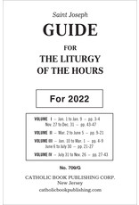 Catholic Book Publishing Corp 2022 Saint Joseph Guide for Liturgy of the Hours Large Print (4 Volume)