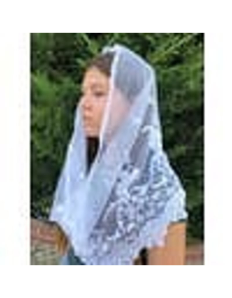 Oremus Mercy St. Veronica Infinity Church Veil- white