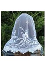 Oremus Mercy St. Veronica Infinity Church Veil- white