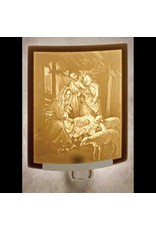 The Porcelain Garden Porcelain Night Light Nativity