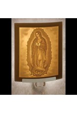 The Porcelain Garden Porcelain Night Light Our Lady of Guadalupe