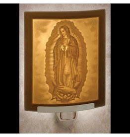 The Porcelain Garden Porcelain Night Light Our Lady of Guadalupe
