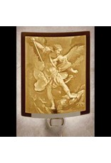 The Porcelain Garden Porcelain Night Light St. Michael