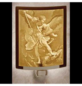 The Porcelain Garden Porcelain Night Light St. Michael