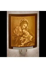 The Porcelain Garden Curved Night Light Madonna & Child