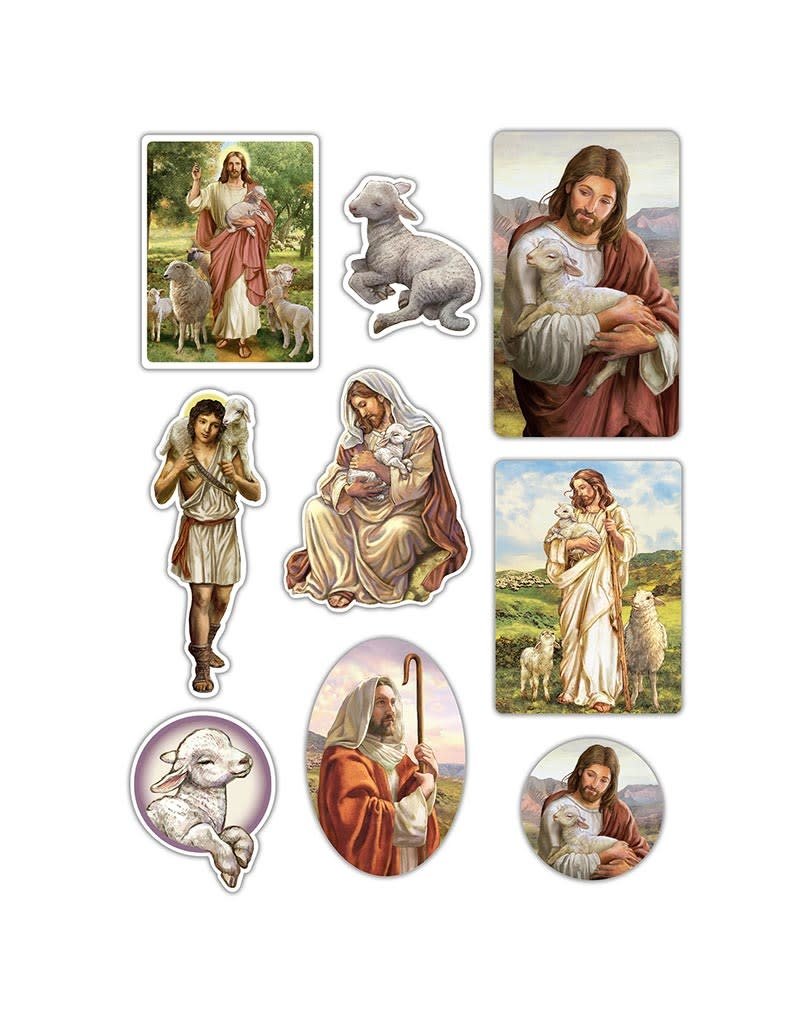 Christian Brands Sacred Stickers- Good Shepherd