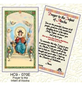 Laminated Holy Card Prayer to the Infant of Atocha