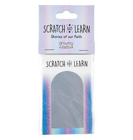 Christian Brands Scratch & Learn Card - Saints For Boys And Girls- 10pk