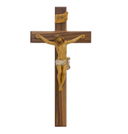 McVan 13“ Walnut Stain Crucifix Boxed